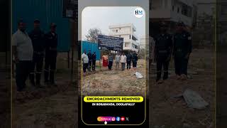 Encroachments Removed in Borabanda, Doolapally #hydraa #latestnews #encroachments #demolition