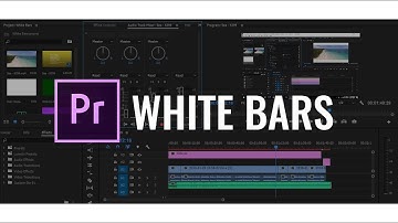 Premiere Pro - How To Add Cinematic White Bars To Video
