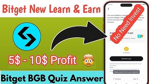 Bitget New Free Offer | Bitget New Learn 2 Earn Quiz | BGB Quiz Answers | Earning Network