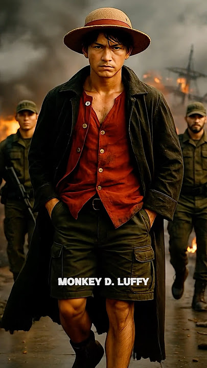 Monkey D. Luffy walks alone… no smile, no crew / #apocalyptic  #luffy #OnePiece #anime #ai #war