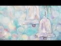 Silver Bells Christmas Acrylic Painting LIVE Tutorial