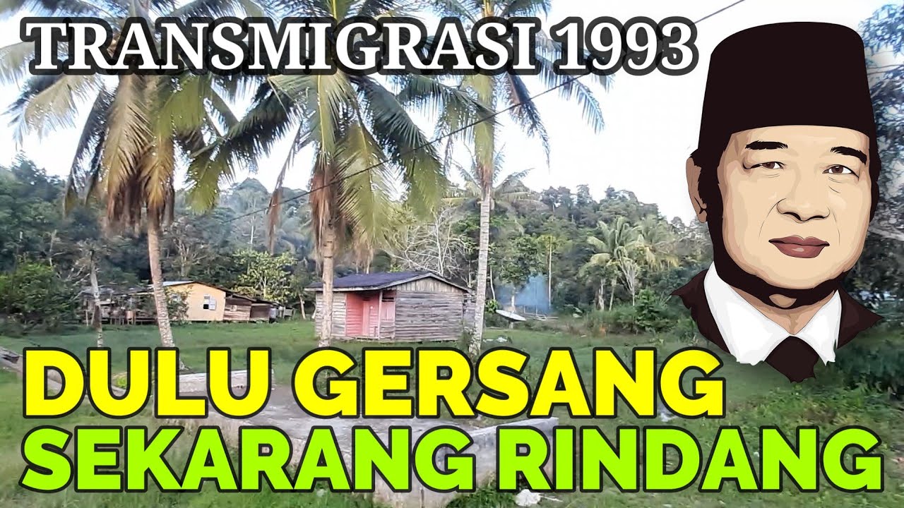 SUASANA SYAHDU DESA TRANSMIGRASI ERA PRESIDEN SOEHARTO DI KALIMANTAN UTARA || DESA GUNUNG SARI