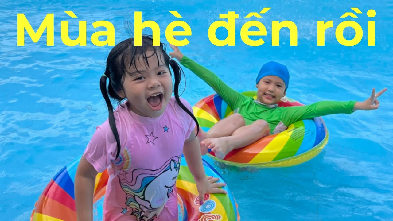 NINO// Đi tắm hồ bơi thật thích các bạn ạ😊#hoboi #viral - YouTube