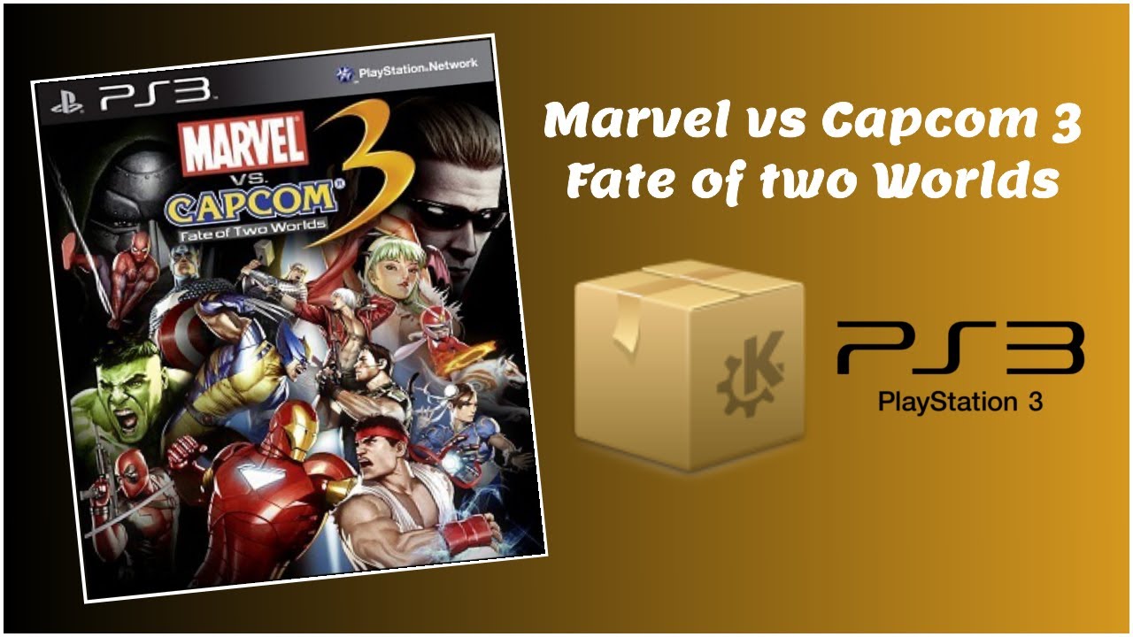 Jeu PS3 Marvel Vs Capcom 3 : Fate Of Two Worlds – PAL – Complet Et Testé