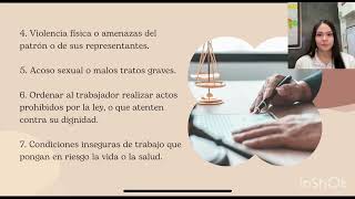 Artículo 47 y 51 de la Ley Federal del Trabajo