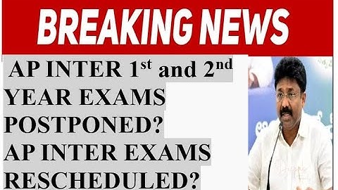 AP INTER EXAMS REVISED TIME TABLE 2022 | AP INTER EXAMS UPDATE 2022