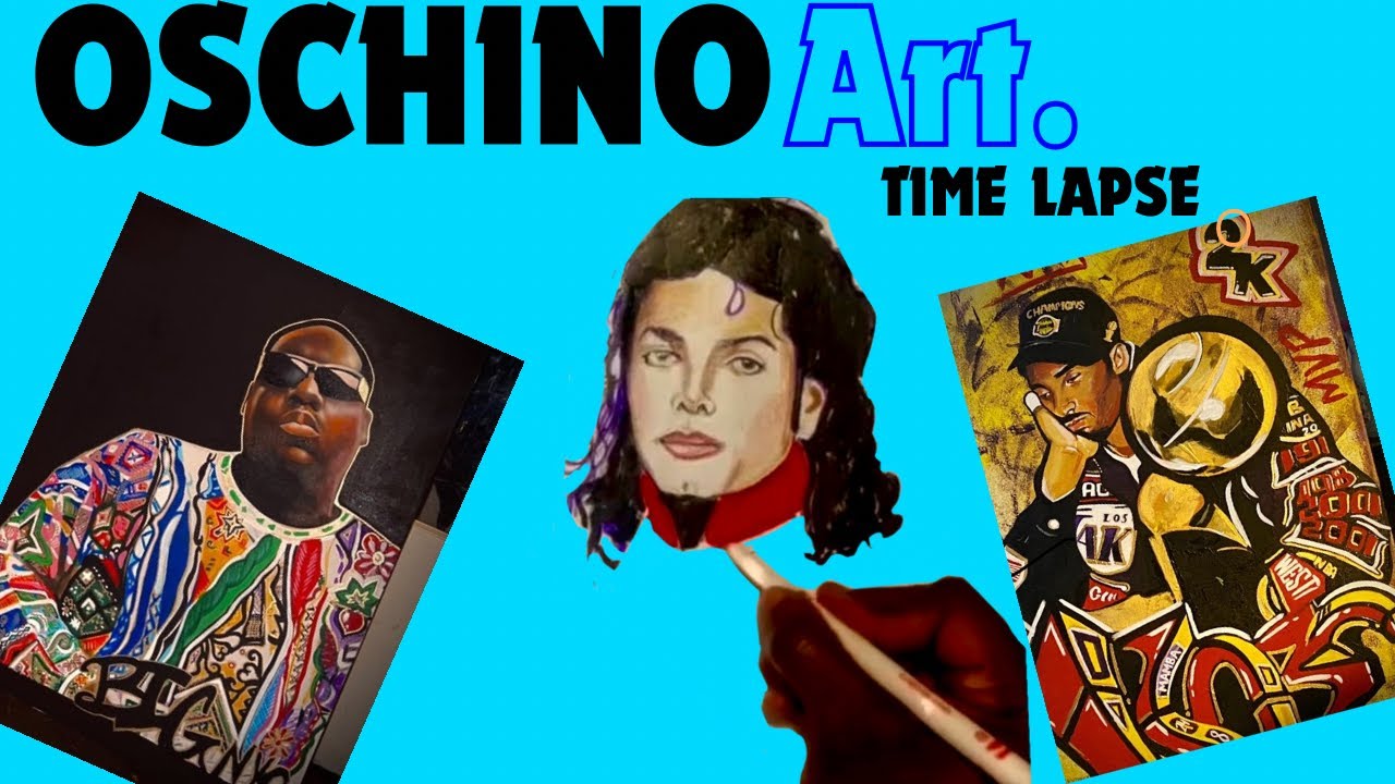OSCHINO DRAWING PORTRAIT TIME LAPSE - YouTube