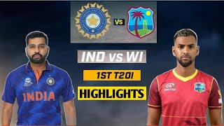 IND vs WI 1st T20 Full Match Highlights Cricket | INDIA vs West indies 1st T20 Match Full Highlights