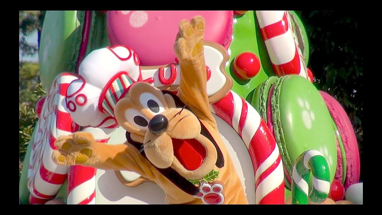 激レア! ディズニー プルート BIG ぬいぐるみ クリスマス サンタ　2005 プルート】サンタヴィレッジ2013（トゥーンタウン TDL） - YouTube