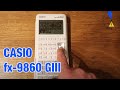 Tutorial Casio fx 9860 GIII Geräte Übersicht