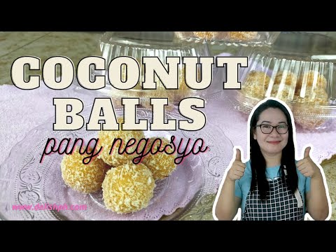 Video: Paano Gumawa Ng Mga Curd Coconut Ball