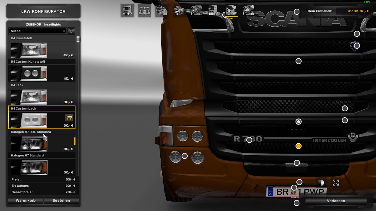 New UI Icons, more Headlights for Scania RJL YouTube