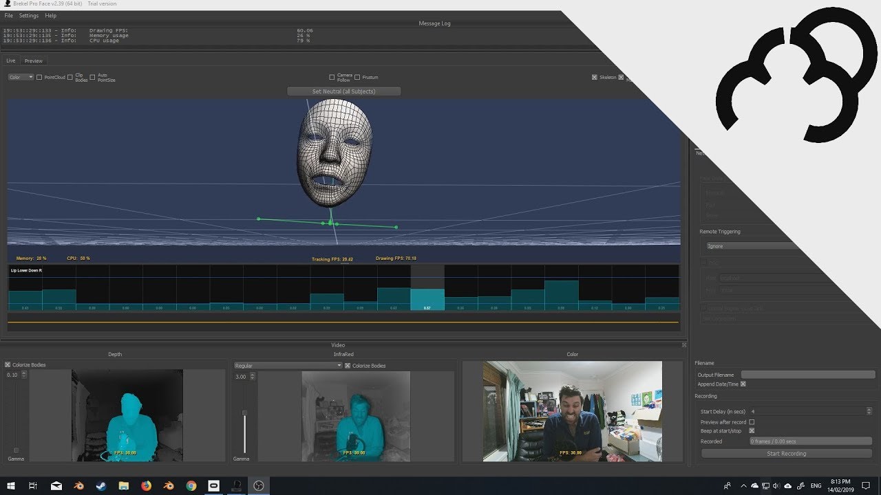 Brekel Pro Face 2 — Советы по захвату движения лица