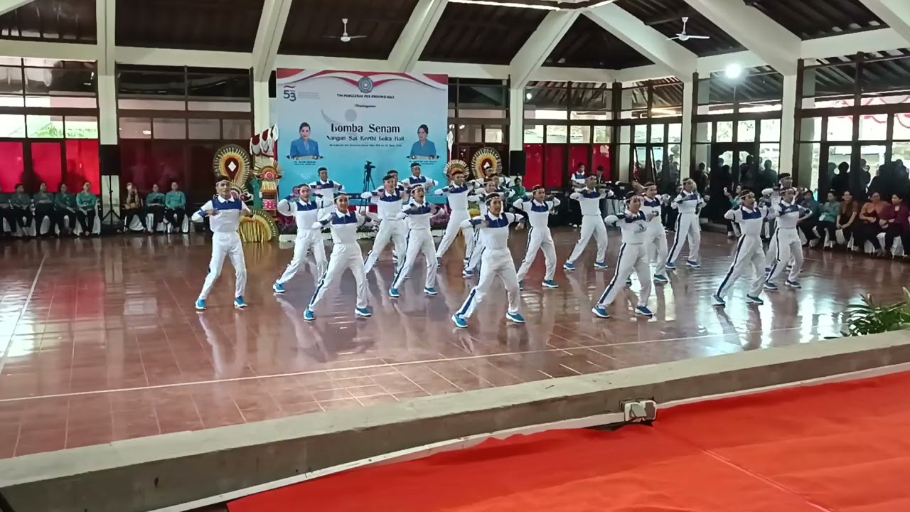 TP  PKK KABUPATEN KARANGASEM |  LOMBA SENAM NANGUN SAT KERTHI LOKA BALI DALAM RANGKA HKG KE -53
