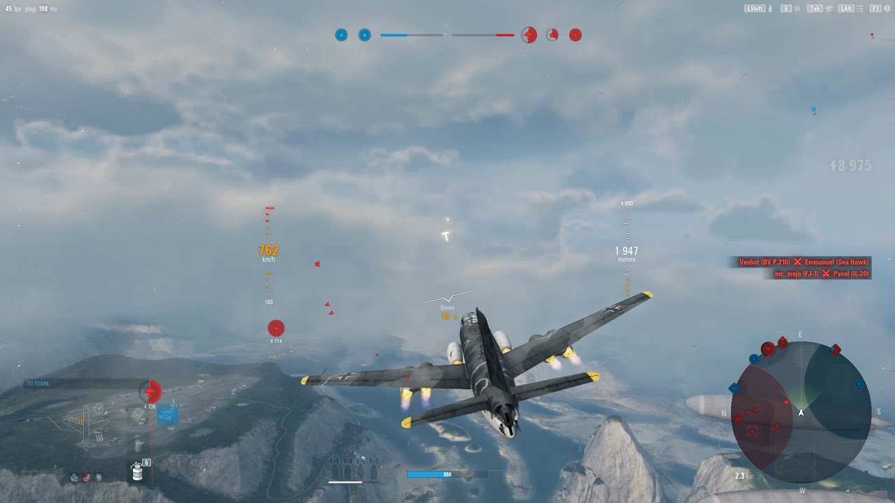 [NA_190317] World of Warplanes Ju 287 Gameplay