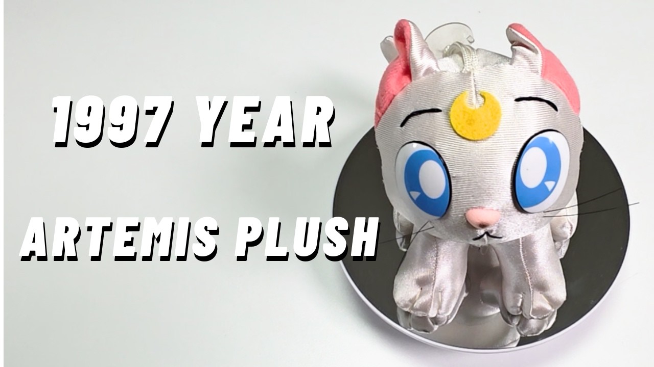 [Toy ASMR] Retro 1997 Sailor Moon Artemis Plush | Unboxing & Showcase
