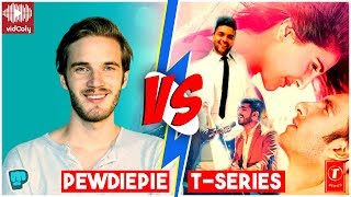 ЗДЕСЬ ТОЛЬКО РУССКОЯЗЫЧНЫЕ:PEWDIPIE VS T-SERIES:КТО ПОБЕДИТ?