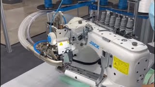 Jack JK 8740 Joint Interlock Machine #sewing #textile #jack #oubarigulf