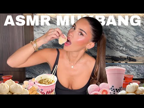 Leah Halton Tries ASMR Mukbang for the FIRST Time