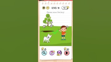 Brain Test-level-19 please save this boy! #youtubeshorts #games #youtube #braintest