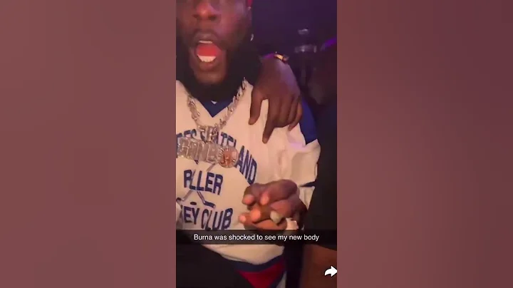 BURNA IN SHOCK 😳. This Eniola Badmus new body is banging🔥 #afrobeats #music #burnaboy #eniolabadmusb