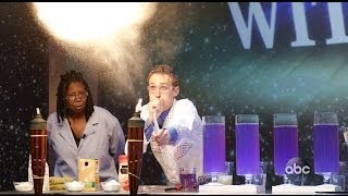 Science Experiments on THE VIEW (ABC) | Jeffrey Vinokur + Whoopi Goldberg