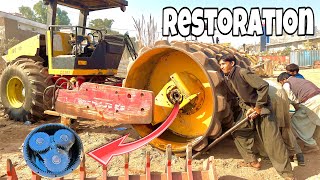 Restoration Of Dynapac Road Roller Final Drive And Mount Pad Replacement