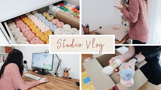 Studio Vlog 4| New Pattern, Admin Work and Q&A |Croby Patterns