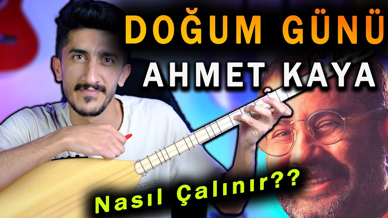 AHMET KAYA - DOĞUM GÜNÜ SOLFEJ SAZ NOTALARI | Doğum Günün Kutlu Olsun Kısa Sap Bağlama Solfej