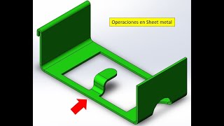 Sheet Metal Exercise 98 Solidworks