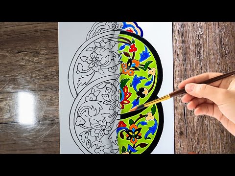 home decor:Discover timeless elegance  traditional flower tile paintings for living room decoration