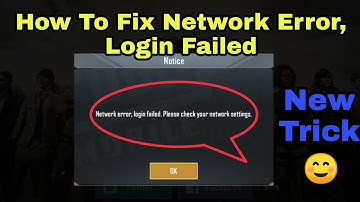 How To Fix Network Error, Login Failed, Please Check Your Network Setting, Pubg Mobile,Lite Solution