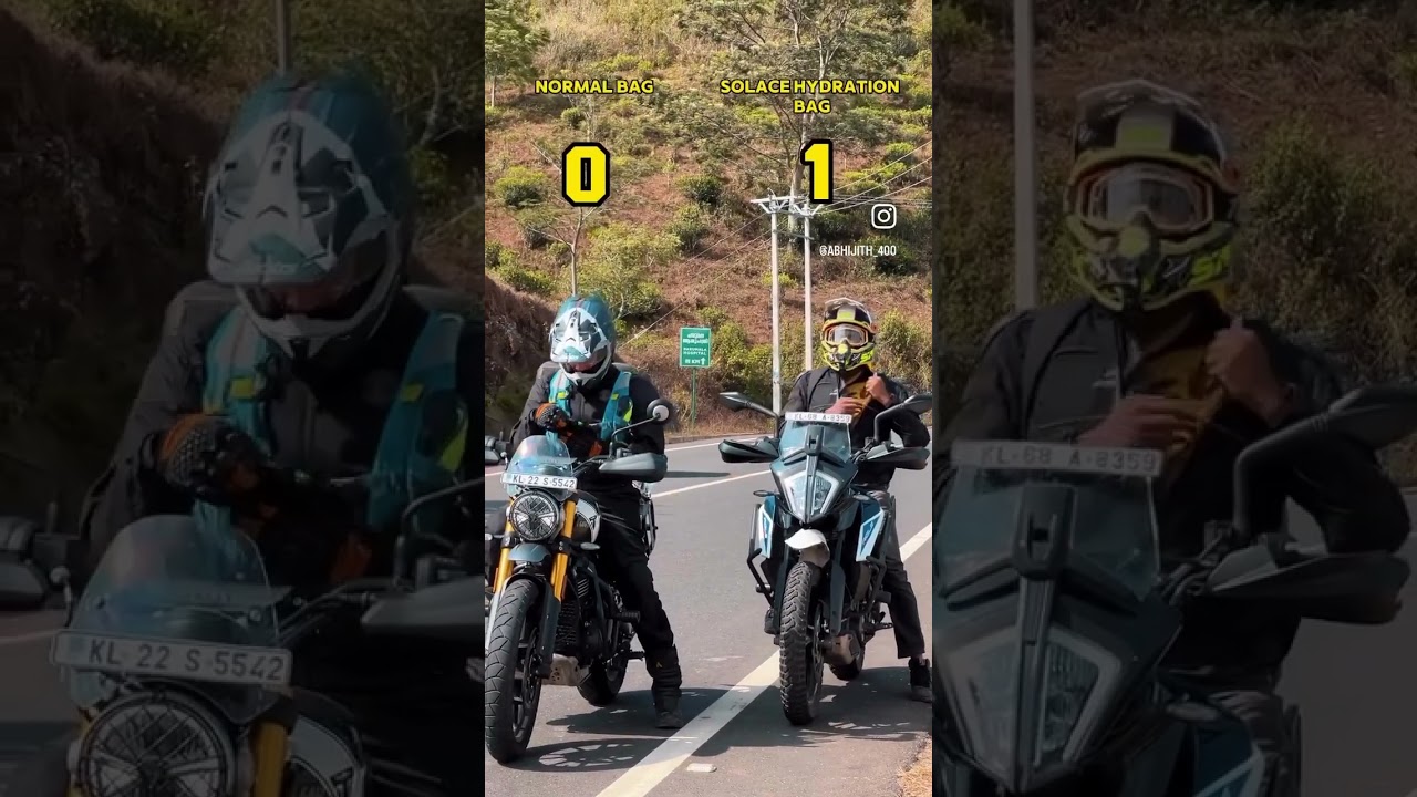 Hydration Bag vs Normal Bag 