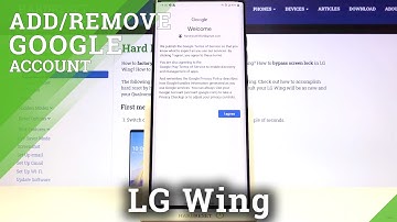 How to Add & Remove Google Account on LG Wing – Manage Google Account