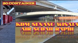 KDM Senang .! Jembatan Lengkung  Rapih, 20 CONTAINER Umkm  Warna Warni Menghiasi Wisata Air X Malang