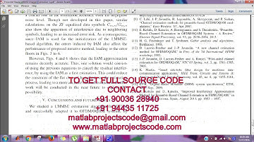 preamble based lmmse channel estimation in ofdm matlab projects code