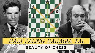 🔴 DUEL SIHIR PECATUR AGRESIV ❗ Rashid Nezhmetdinov Vs Mikhail Tal 1961 ❗ Hari Bahagia Mikhail Tal