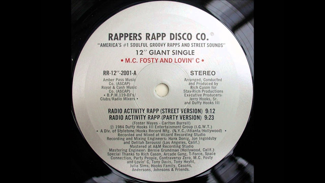 MC Fosty & Lovin' C - Radio Activity Rapp (party version)