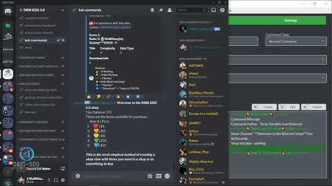 2020 DBM-GDG Discord Bot Maker - Simple Basic Shop System Fully working & explained