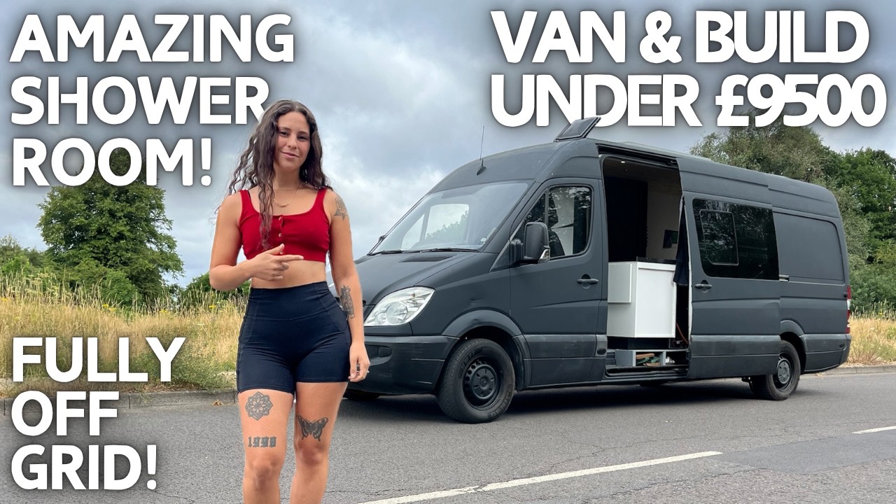 FULL VAN TOUR | Self built van for full time living | Best layout ...