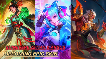 Mobile Legends: New Epic Skins Gameplay - Argus, Guinevere, Zetian | @aceunyil