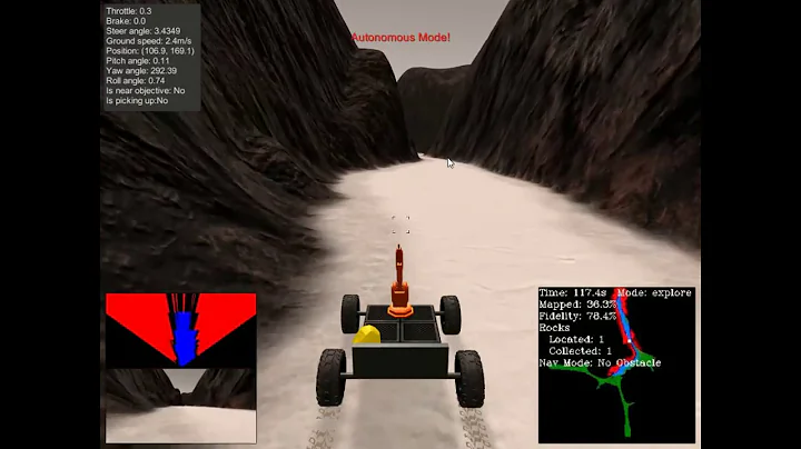 Udacity Search and Sample Return Project