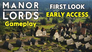 LIVE | FIRST LOOK at MANOR LORDS Early Gameplay  MOST Wishlisted on STEAM! CityBuilding Strategy