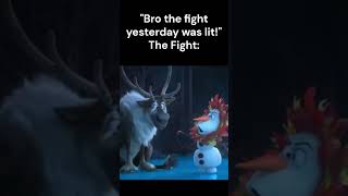Fr school fights are so uneventful #shorts #frozen #olafpresents #diaryofawimpykid #memes #school
