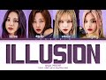 Aespa Illusion Lyrics 에스파 도깨비불 가사 Color Coded Lyrics