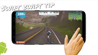 Swift Zwift Tip: Swipe to Hide Leaderboards & Rider Lists (IOS & Android)