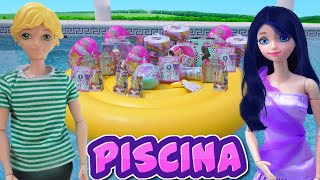 Quien Encuentra más JUGUETES en la PISCINA? | MARINETTE o ADRIEN