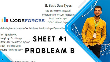 ICPC Assiut Sheet | Sheet 1 | problem B | Basic Data Types