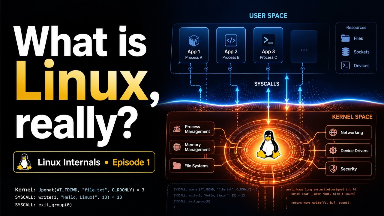 linux internals 01] what is linux? - YouTube