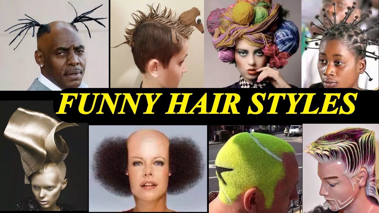 Funny hairstyle | funny haircut | फनी हेयर स्टाइल | By Anji techvision